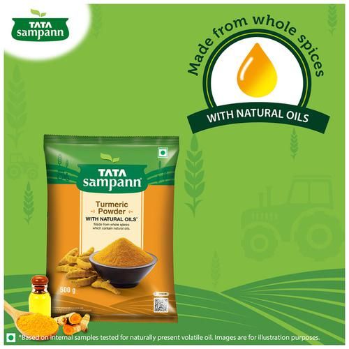 Tata Sampann Turmeric Powder-Arisina Pudi, 500 g-8.webp